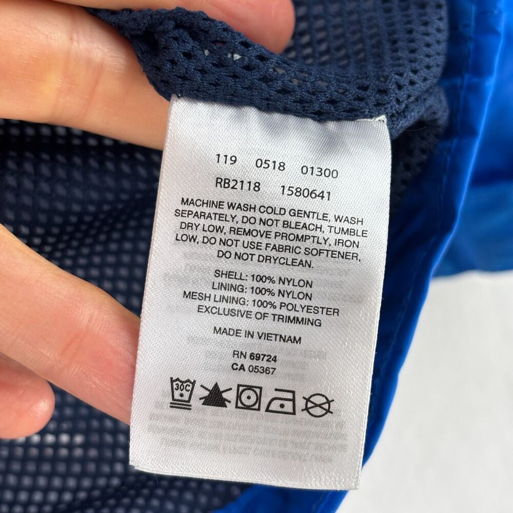 Columbia Windbreaker Rain Jacket Kids Blue Medium (10/12) Hooded - Picture 5 of 13